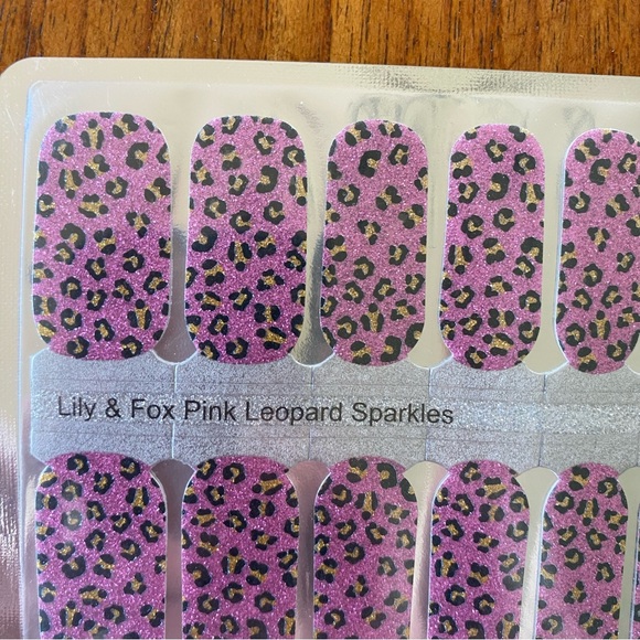 3 packages Lily & Fox Nail Wraps - Floral, T-Rex & Pink Leopard NEW in package - Picture 3 of 4